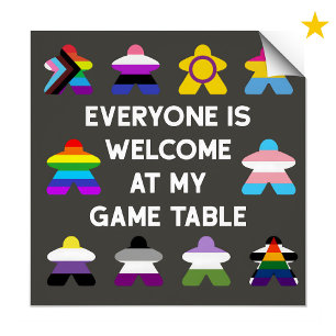 Pôster Jogo de Tabuleiro Inclusivo Bandeira do Orgulho LG
