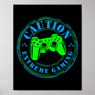 Poster Jogo De Vídeo De Pulso No Lover Extreme Games 1