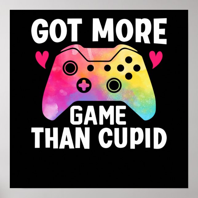 Poster Jogo de Vídeo Got More Game Than Cupid Valentine (Frente)