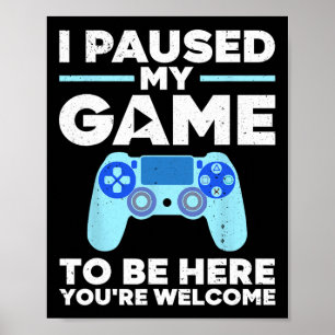 Poster Jogo De Vídeo legal Arte Para Homens Mulheres Jogo
