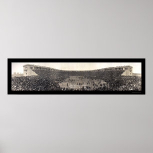 Pôster Jogo de Yale Harvard sobre a foto 1911