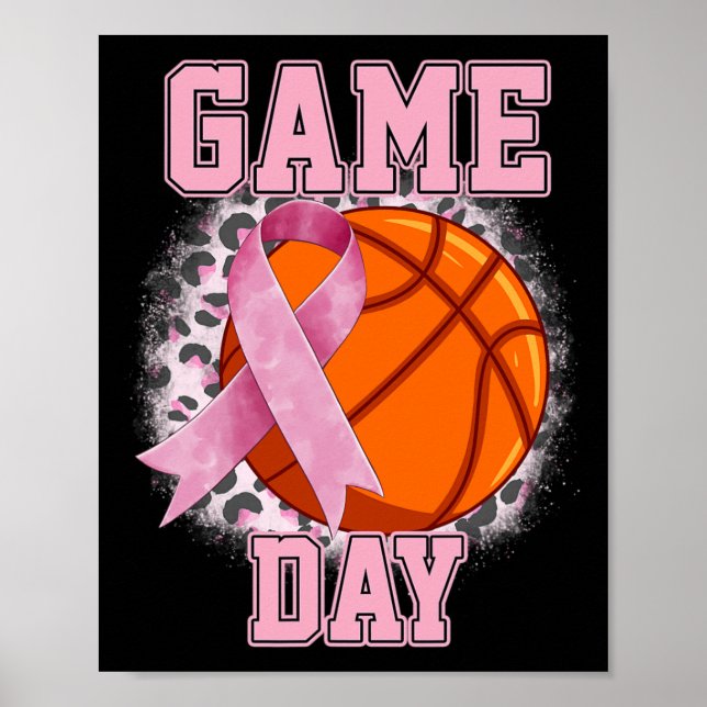 Poster Jogo Dia do Cancer de Mama Aconselhamento de Basqu (Frente)