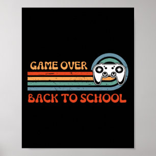 Poster Jogo Divertido Para a Escola Fim Professor Aluno V