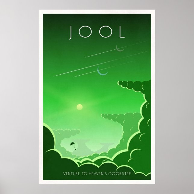 Poster Jogo do Programa Espacial Kerbal (Frente)