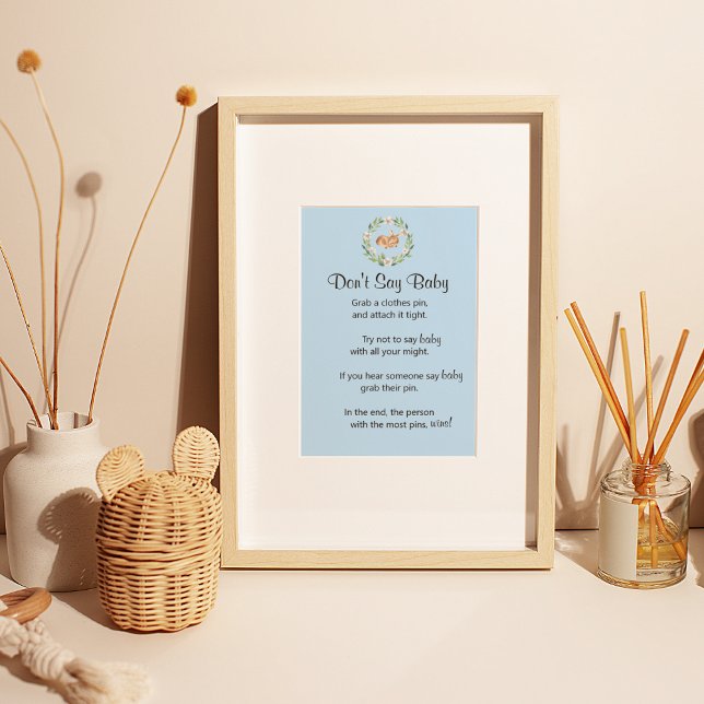 Poster Jogo "Don't Say Baby", "Não diga amor" (Criador carregado)