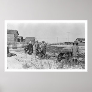 Pôster Jogo dos miúdos em Nome, Alaska 1914
