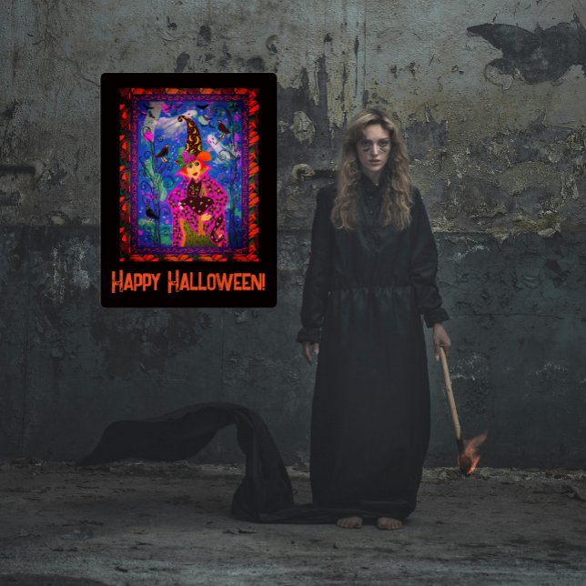 Poster Jogo Feliz Festa de Halloween Décor (Be Happy!)