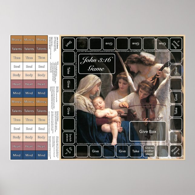 Poster Jogo John 3:16 (Frente)