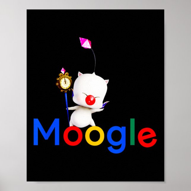 Poster Jogo Kawaii Moogle Kupo Gamer Jogo (Frente)