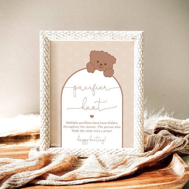 Poster Jogo Mínimo de Caça Pacificadora do Chá de fraldas (Criador carregado)