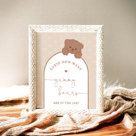 Poster Jogo Minúsculo de Urso Quantos Ursos Gummy