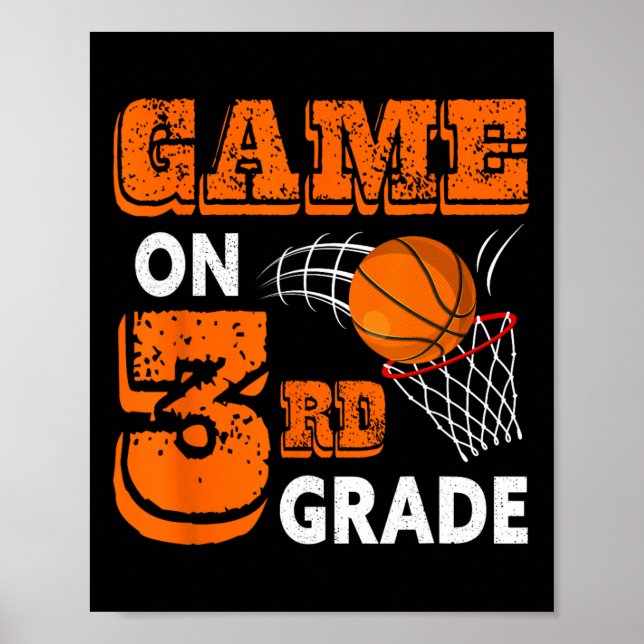 Poster Jogo No 3º Ano De Basquete De Volta Ao Gi De Diver (Frente)