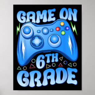 Poster Jogo No 6 Grau Ck Para Videos games Escolares Ki