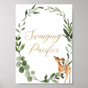 Poster Jogo pacificador em movimento Ouro verde