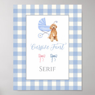 Poster Jogo Personalizável para Chá de Bebê
