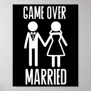 Poster Jogo sobre Recem casados da Noiva Casada Casada