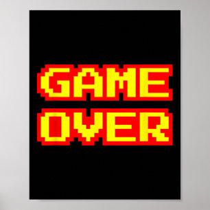 Poster Jogo sobre Vintage - Videos games de Arcade Retroa