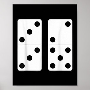 Poster Jogo Viciante de Dominó Meme Engraçado 67 Seis Set