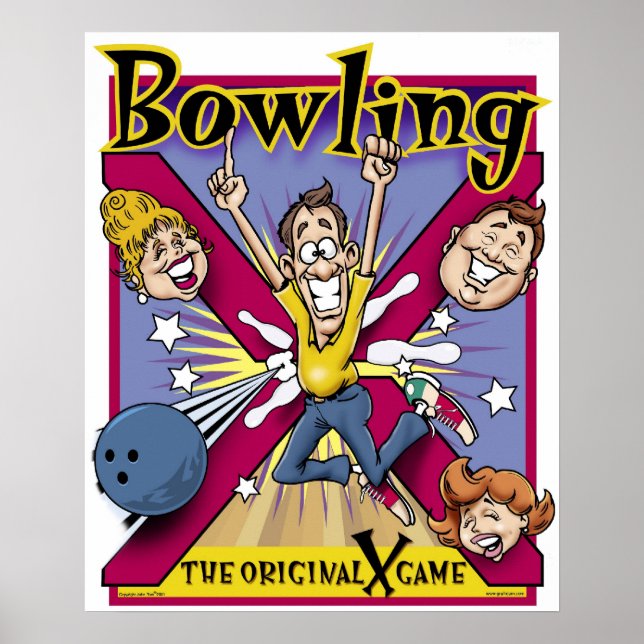 Pôster Jogo "X" original (Frente)