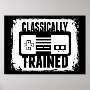 Poster Jogos - Classical Trained - Jogo De Vídeo Engraçad
