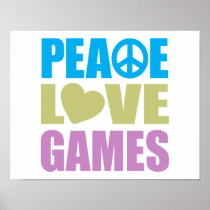 Pôster Jogos de amor da paz