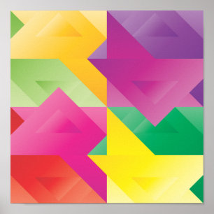 Poster Jogos de triângulo