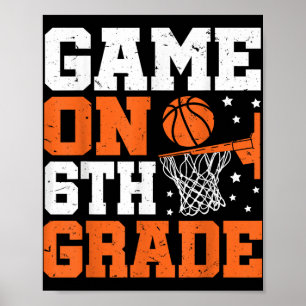 Poster Jogos Engraçados No Sexto Ano De Basquete No Prime