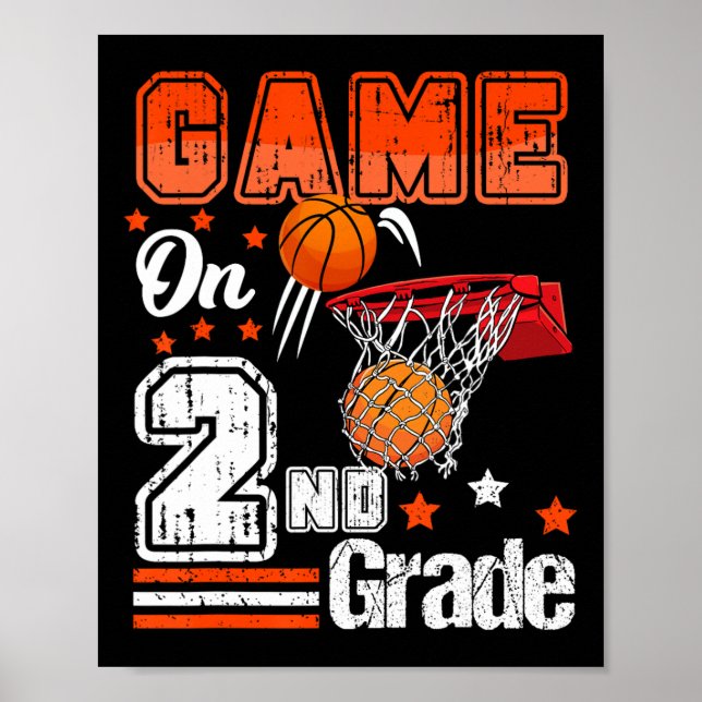 Poster Jogos No Grau De segundo De Basquete De Volta À Se (Frente)