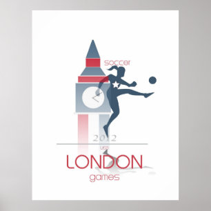 Pôster Jogos Olímpicos: Futebol