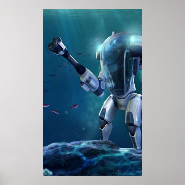 Poster jogos subnautica (Frente)
