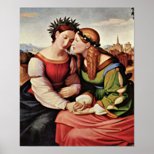 Poster Johann Friedrich Overbeck - Italia e Germania