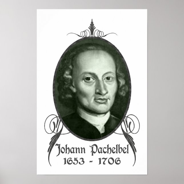Pôster Johann Pachelbel (Frente)