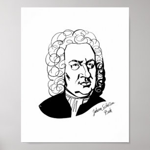 Poster Johann Sebastian Bach