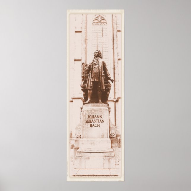 Pôster Johann Sebastian Bach (Frente)