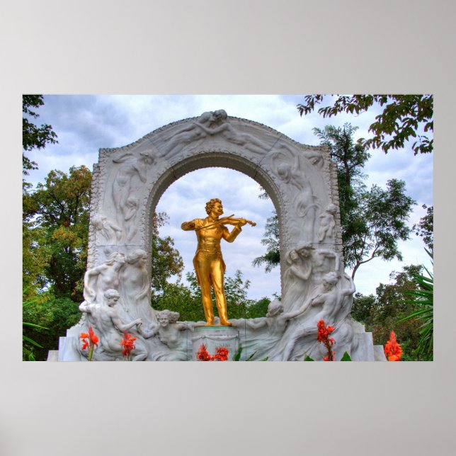 Poster Johann Strauss II (Frente)