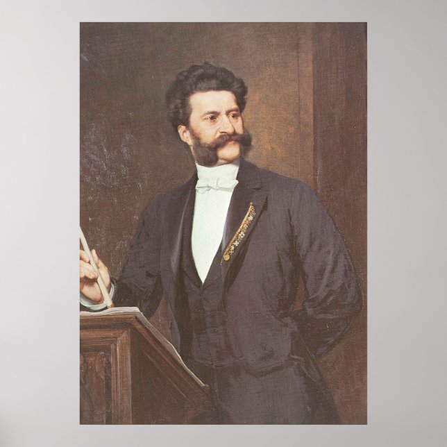 Poster Johann Strauss II - Composer (Frente)