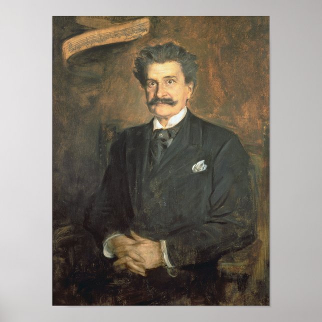 Pôster Johann Strauss the Younger, 1895 (Frente)