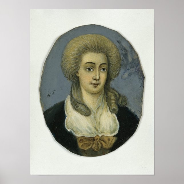 Pôster Johanna Elisabeth Mencken (Frente)