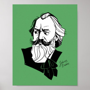 Poster Johannes Brahms