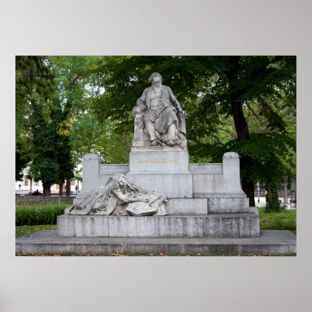 Poster Johannes Brahms (Frente)