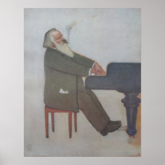 Pôster Johannes Brahms