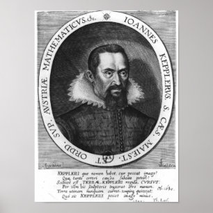 Pôster Johannes Kepler 1590