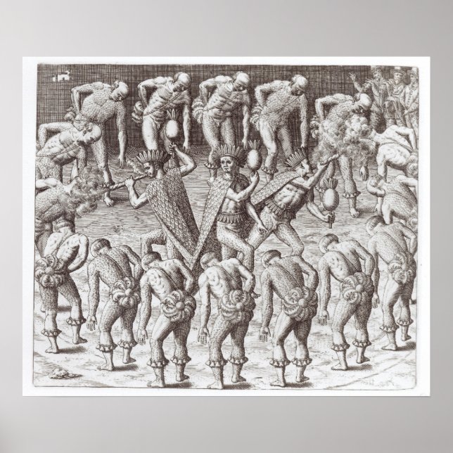 Pôster Johannes Lerii's Account of the Caraibe Indians (Frente)