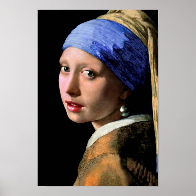 Poster Johannes Vermeer Girl with a Pearl Earring (Frente)