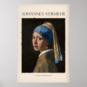 Poster Johannes Vermeer Menina com um Brinco de Pérola665