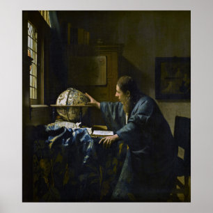 Poster Johannes Vermeer - O Astronomer