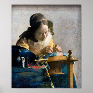 Poster Johannes Vermeer - O Lacemaker
