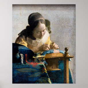 Poster Johannes Vermeer - O Lacemaker