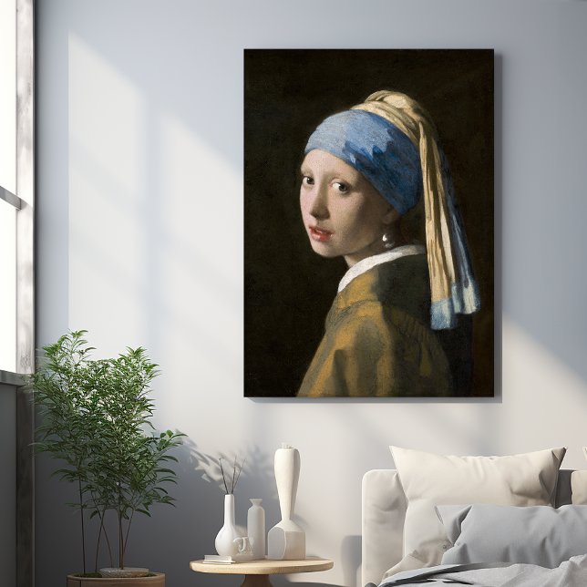 Poster Johannes Vermeer, Rapariga com um Ouriço (Criador carregado)