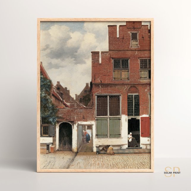 Poster Johannes Vermeer The Little Street Classic (Criador carregado)